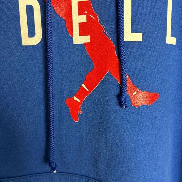 Jerzees air odell athletic pullover hoodie sweatshirt size large - Picture 5 of 11